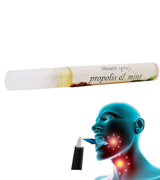 Propolis-mint mouth spray