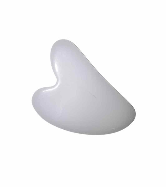 Gua Sha massage tool από πέτρα (λευκή).